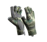 Guantes de ciclismo antideslizantes transpirables para hombre, sin dedos, para deportes al aire libre, pesca, ciclismo, remo