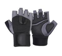 Guantes de ciclismo, guantes de bicicleta, agarre acolchado antideslizante en guantes de gimnasia de fitness transpirables para entrenamiento caminata al aire libre tejido permeable al aire libre con
