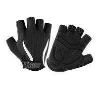 Guantes De Ciclismo - Mitones De Ciclismo Transpirable De Medio Dedo, Acolchado De Palma Absorbente De Choques, Toallita Anti-sudor Evacuando La Humedad, Bandas De Seguridad Reflectantes, Equip