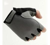 Guantes de ciclismo para deportes al aire libre para hombres y mujeres, medio dedo para bicicleta, con tela de malla transpirable y palma resistente al desgaste, guantes de fitness para mitigación de