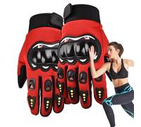 Guantes de ciclismo para hombre, guantes de ciclismo para hombres, antideslizantes, con carcasa dura, absorción de golpes, accesorios de ciclismo para hombre, para entrenamiento, exterior, Acción de
