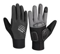 Guantes de ciclismo para invierno, guantes de bicicleta, guantes de ciclismo de pantalla táctil, antideslizante, guantes de palma, viento, guantes térmicos, guantes de invierno, guantes