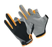 Guantes de ciclismo para mujer, guantes de equitación, guantes de pesca, guantes de entrenamiento antideslizantes de seda de hielo, guantes de equitación ajustables para pantalla táctil con protección