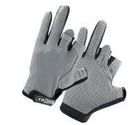 Guantes de Ciclismo para Mujer, Guantes de equitación, Transpirables, de Seda de Hielo, Guantes de equitación Ajustables con Pantalla táctil y protección UV para Vela y Remo