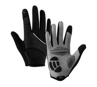 Guantes de ciclismo transpirables con diseño de almohadilla resistente a las vibraciones, palma antideslizante de piel sintética para equitación y senderismo, guantes de ciclismo a prueba de golpes al