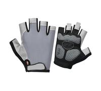 Guantes de ciclismo unisex de medio dedo, transpirables, con absorción de impactos, guantes deportivos para fitness, gimnasio, entrenamiento, levantamiento de pesas, ciclismo, a prueba de golpes