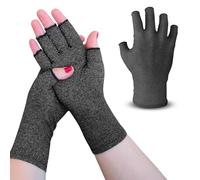 Guantes de Compresión Artritis (Tunel Carpiano) para Mujer y Hombre, Guantes Artrosis, Ofrecen Calor y Compresión, Ayuda a Aumentar la Circulación Reduciendo el Dolor y Promover la Sanación.