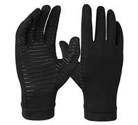 Guantes de compresión para artritis Guante de cobre transpirable para carpiano para el dolor de manos Artritis reumatoide Rsi, L