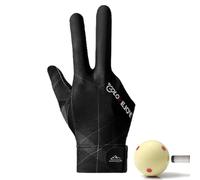 Guantes de con dedos | Guantes Cue Shooters | Guantes de para zurdo/derecha, proceso de división, universal carambolesport