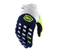 100% Airmatic Guantes para ciclista M Azul oscuro