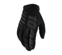 Guantes de Cross 100% Brisker NegroM Negro