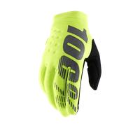 Guantes de Cross 100% Brisker Niño Amarillo FlúorS Amarillo Flúor
