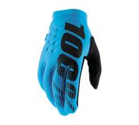 Guantes de Cross 100% Brisker TurquesaS Turquesa