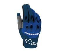 Alpinestars Pro-Dura Guantes de motocross, azul/blanco, Talla M