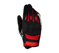 Guantes de Cross Alpinestars Techdura Negro/Rojo BrillanteM Negro,Rojo Brillante