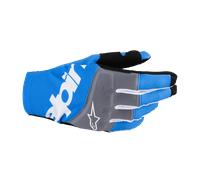 Alpinestars Techstar Guantes de motocross, negro-azul, tamaño 2XL para Hombres