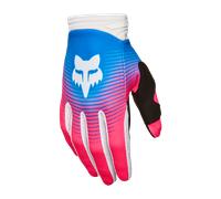 FOX 180 Collect Guantes de motocross, rosa-azul, tamaño XL para Hombres