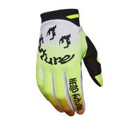 Guantes de Cross FOX 180 Hello Future Blanco/amarilloS Blanco,amarillo