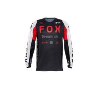 FOX 180 Race Spec Motocross Jersey, negro-blanco-rojo, tamaño S para Hombres