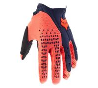 FOX Pawtector Guantes de motocross, azul-naranja, tamaño S para Hombres