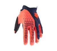 FOX Pawtector Guantes de motocross, azul-naranja, tamaño XL