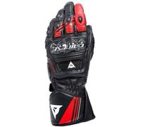 Guantes de cuero Dainese Druid 4 Negro / Lava-Rojo / Blanco