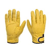 Guantes de cuero para exteriores, adecuados para senderismo, pesca, camping y deportes - Cortavientos, multiusos con cierre de , duraderos para uso con ropa