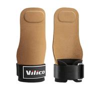 Guantes de cuero para levantamiento de pesas, protección de la palma de la mano, para mujeres y hombres, fitness, deportes, apretones, levantamiento de pesas, entrenamiento, gimnasia