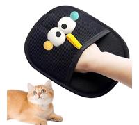 Guantes de depilación de mascotas, control estático, cerdas de doble cara, fácil de limpiar, ajuste cómodo, aseo de perros y gatos, detalles, reducción de desprendimiento, limpieza de interiores