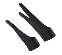 Guantes de dibujo: par de accesorios para arte digital, función de repelencia de palmas, construcción de tela elástica, soporte preciso del movimiento del lápiz, ilustración creativa, sombreado