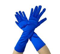 Guantes De Encaje Cortos Guantes de mujer, guantes de longitud media, guantes de protección solar for adultos, guantes largos de satén elásticos de moda(Color 4)