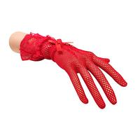 Guantes de encaje para mujer, elegantes guantes cortos, guantes de muñeca para cortesía, ópera de verano, noche, boda, té, fiesta, baile, cosplay