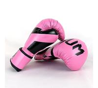 Guantes De Entrenamiento De Estilo Profesional, Guantes De Saco Pesados para Hombres Y Mujeres, Forro Moldeado De Una Pieza Y Diseño De Poste De Agarre De Palma De Mallaa,Rosado,12oz.