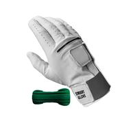 Guantes de Entrenamiento de Golf, Guantes de Golf de 2 en 1 con sujeción de muñeca | Herramienta de Entrenamiento de Silicona Antideslizante para Aficionados y Jugadores, Ideal para Mejorar la