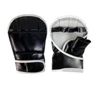 Guantes de entrenamiento de la palma abiertos, Guantes de entrenamiento muay tailandés, guantes de entrenamiento marcial de artes esparradas, guantes ajustables de entrenamiento MMA Kickboxing, Gloves