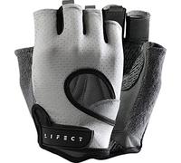 Guantes de entrenamiento Glofit Freedom para levantamiento de pesas, sin dedos, con espalda abierta curvada, para levantamiento de potencia, gimnasio, crossfit, mujeres y hombres (gris, talla XL)