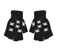 Guantes de esqueleto - 1 par de guantes de esqueleto de bicicleta de Halloween para niños, traje navideño | Guante de hueso de calavera - Guantes cómodos que brillan en la oscuridad para correr