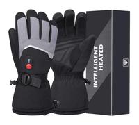 Guantes de Esquí Calefactables Hombres y Mujeres, Guantes de Batería Eléctrica para Invierno, Calentadores de Manos con Pantalla Táctil para Motocicleta Patinaj Senderismo Pesca Caza Manos Frías