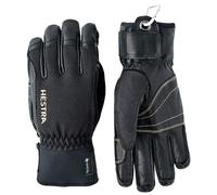 Guantes de esquí Hestra Army Leather Gore-Tex Short, negros 9 Black/Black