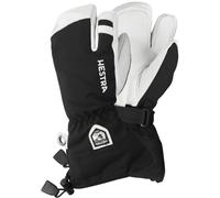 Guantes de esquí Hestra Army Leather Heli 3 dedos, junior, negro 5 Sort