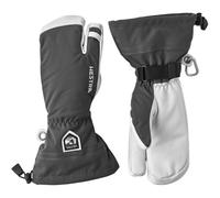 Guantes de esquí Hestra Army Leather Heli Ski, 3 dedos, gris 8 Grey