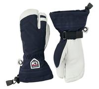 Guantes de esquí Hestra Army Leather Heli Ski, 3 dedos, junior, azul marino 7 Navy