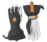 Guantes de esquí Hestra Army Leather Patrol Gauntlet, gris oscuro 9 Charcoal