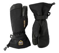 Guantes de esquí Hestra Army Piel Gore-Tex, 3 dedos, negro 8 Black/Black