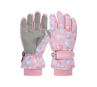 Guantes De Esquí - Material De Terciopelo De Poliéster | Manoplas De Snowboard Con Forro Polar A Prueba De Viento De 20x9 Cm, Protección Impermeable De 0,1 Libras Para Niños Y Niñas, Ciclismo Al Aire