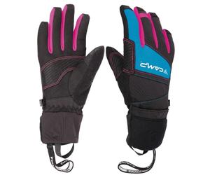 Guantes de esquí-montañismo para mujer Camp G COMP WARM (NEGRO / AZUL CLARO / FUCSIA)