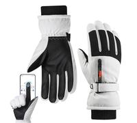 Guantes De Esquí Para Mujer - Antideslizantes E Impermeables Al Viento Con Calefacción | Guantes De Trabajo Aislados | Para Snowboard Ciclismo Trabajo Exterior Acampada Senderismo Uso Diario
