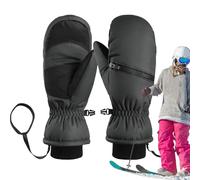 Guantes de esquí térmicos, guantes de nieve, guantes de invierno, guantes deportivos, snowboard Mittens anti-Slip, impermeables Winter Cycling Gloves, Ski Gloves for Cold Weather, Snowboard Gloves