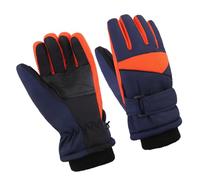 Guantes De Esquí Térmicos para Niños Manoplas De Nieve a Prueba De De Doble Capa Deportes De Invierno Aislados para Niños Y Niñas Actividades Aire Libre Puños Elásticos