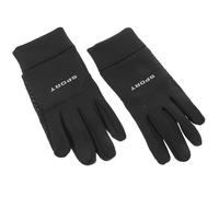 Guantes de Exterior Impermeables y Cortaviento, Cálidos y Flexibles Negros | Poliéster Resistente, para Deportes al Aire Libre y Montañismo, Acabado Negro, Ajuste Cómodo y Práctico